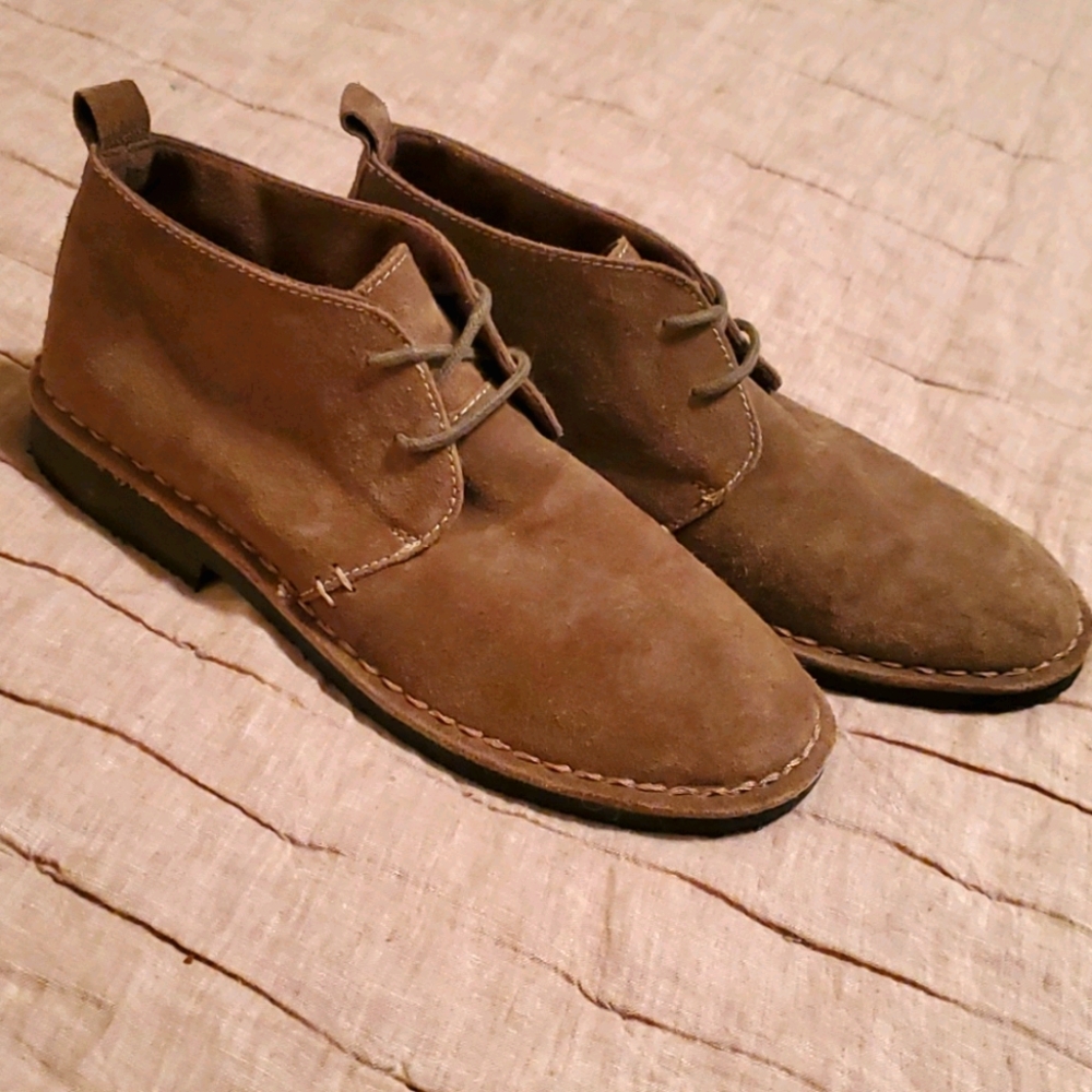 Mens suede casual chukka boots size 7